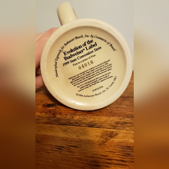 Budweiser stein - Picture 7 of 16